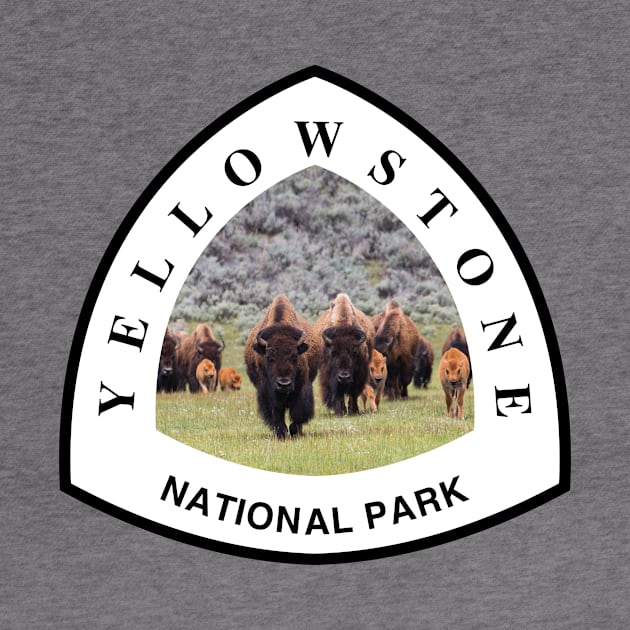 Yellowstone National Park shield by nylebuss